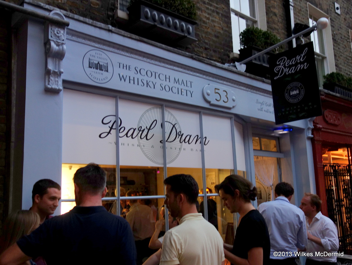 Pearl Dram - 53 Monmouth Street, Covent Garden now a pop-up Oyster & Whisky bar